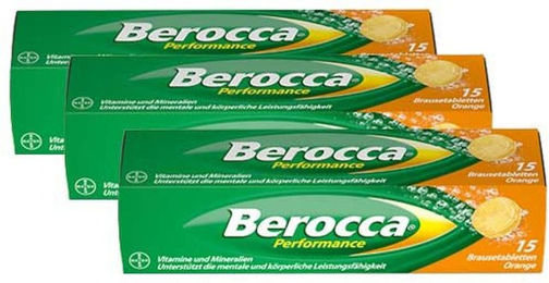 Berocca Performance Brausetabletten Orange für Sportler 3er Pack – Bild 1 von 1