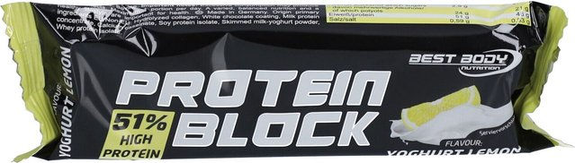 Best Body Nutrition BBN Hardcore Protein Block Proteinriegel Zitrone – Bild 1 von 2