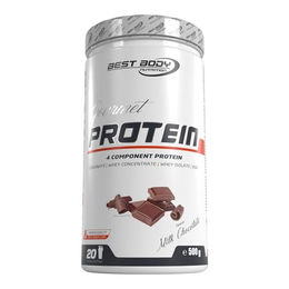 Best Body Nutrition Gourmet Premium Pro Protein Milk Chocolate 500g Mehrkomponenten Eiweißpulver mit Whey, Isolat, Caseinat und Eiprotein – Bild 1 von 1