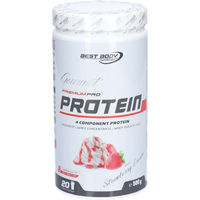 Produktbild von Best Body Nutrition Gourmet Strawberry Cream Proteinpulver Erdbeere vegetarisch 500 g