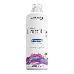 Best Body Nutrition L-Carnitin Liquid Blutorange 1000ml mit 1030 mg L-Carnitin und Vitamin B6 – Bild 1 von 2