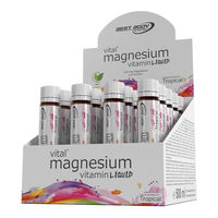Produktbild von Best Body Nutrition Magnesium Vitamin Liquid Tropical 20 Ampullen à 25 ml (500 ml)
