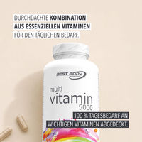 Produktbild von Best Body Nutrition Multi 5000 Kapseln 100 Stück