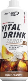 Best Body Nutrition Vital Drink Zerop Eistee Pfirsich zuckerfrei 1000 ml – Bild 1 von 2
