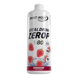 Best Body Nutrition Vital Drink Zerop Erdbeere zuckerfrei 1000ml – Bild 1 von 3