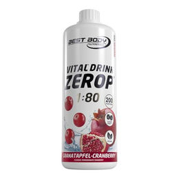 Best Body Nutrition Vital Drink Zerop Granatapfel-Cranberry Low Carb 1000ml – Bild 1 von 4