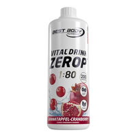 Produktbild von Best Body Nutrition Vital Drink Zerop Granatapfel-Cranberry Low Carb 1000ml