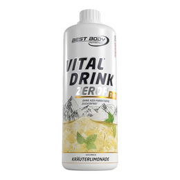 Best Body Nutrition Vital Drink Zerop Herbal Lemonade Getränkekonzentrat zuckerfrei 1000ml – Bild 1 von 2