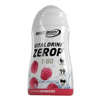Produktbild von Best Body Nutrition Vital Drink Zerop Himbeere zuckerfrei Getränkekonzentrat