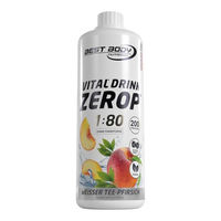 Produktbild von Best Body Nutrition Vital Drink Zerop White Tea Peach Zuckerfrei 1000 ml