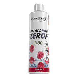 Best Body Nutrition Zerop Getränkekonzentrat Himbeere zuckerfrei und ohne Zusatzstoffe, 1 l – Bild 1 von 4