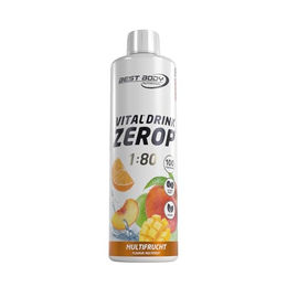 Best Body Nutrition ZEROP Vital Zuckerfreies Getränkekonzentrat Multifrucht ohne Aspartam 500 ml – Bild 1 von 3