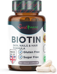Best Immune International Biotin Komplex mit Zink und Selen Kapseln ohne Zusatzstoffe 100 Stück – Bild 1 von 4