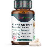 Produktbild von Best Immune International Magnesiumbisglycinat 400 mg mit Vitamin D3 1000 IU Kapseln ohne Zusatzstoffe