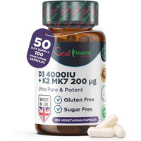 Produktbild von Best Immune International Vitamin D3 und K2 MK7 Kapseln mit 4000 IE und 200 mcg ohne Zusatzstoffe 100 Stück