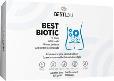 Best Lab Best Biotic Probiotikum Kapseln vegan glutenfrei laktosefrei zuckerfrei – Bild 1 von 2