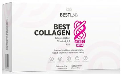 Best Lab BestCollagen Nahrungsergänzungsmittel mit marinem Kollagen Pulver 30 Beutel – Bild 1 von 3