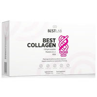 Produktbild von Best Lab BestCollagen Nahrungsergänzungsmittel mit marinem Kollagen Pulver 30 Beutel