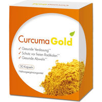 Produktbild von BestRelax Curcuma Gold Kapseln mit standardisiertem Extrakt