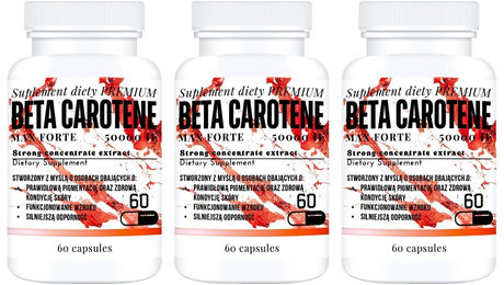 Beta-Carotin Max Forte mit Vitamin A und Kupfer von ULTRASOFT GROUP 180 Kapseln 50000 IE – Bild 1 von 2