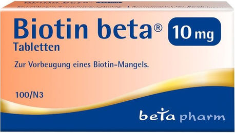 betapharm Biotin 10 mg Tabletten 100 Stück – Bild 1 von 4
