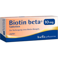 Produktbild von betapharm Biotin 10 mg Tabletten 20 Stück