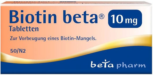 betapharm Biotin beta 10 mg Tabletten 50 Stück – Bild 1 von 4