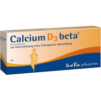 Produktbild von betapharm Calcium D3 beta Brausetabletten für Senioren 40 Stück