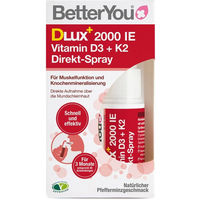 Produktbild von BetterYou DLUX Vitamin D3+K2 Direkt-Spray 2000 IE vegetarisch 12 ml
