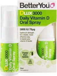 BetterYou Vitamin D 3000 IU Daily Oral Spray Pfefferminze 15ml für Erwachsene – Bild 1 von 1