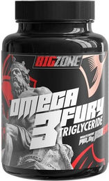 Big Zone Omega 3 Fury Triglyceride Kapseln für Sportler 120 Stück – Bild 1 von 3