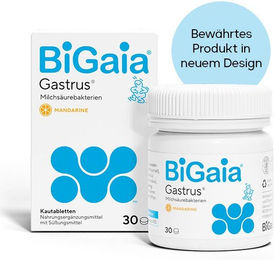 BiGaia Gastrus Lutschtabletten für Erwachsene, Schwangere und Stillende, 30 Stück – Bild 1 von 1