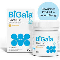 Produktbild von BiGaia Gastrus Lutschtabletten für Erwachsene, Schwangere und Stillende, 30 Stück