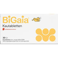 Produktbild von BiGaia Lutschtabletten laktosefrei und glutenfrei für Kinder sowie Schwangere und Stillende