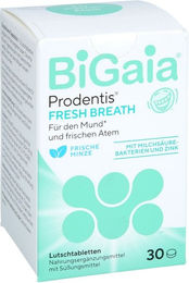 BiGaia Prodentis Fresh Breath Probiotische Lutschtabletten Minze für Erwachsene und Schwangere sowie Stillende 30 Stück – Bild 1 von 2