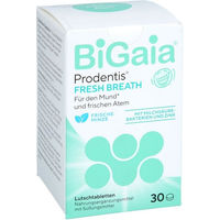 Produktbild von BiGaia Prodentis Fresh Breath Probiotische Lutschtabletten Minze für Erwachsene und Schwangere sowie Stillende 30 Stück