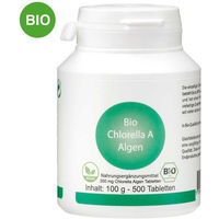 Produktbild von Bio Chlorella A Tabletten vegan bio ohne Zusatzstoffe 500 Stück