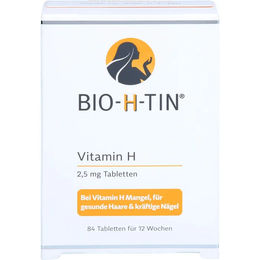 BIO-H-TIN Biotin Dr. Pfleger Arzneimittel GmbH 2,5 mg Tabletten 84 Stück für Schwangere und Stillende – Bild 1 von 4