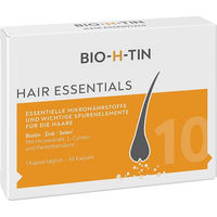 Produktbild von Bio-H-Tin Hair Essentials Mikronährstoff-Kapseln mit Zink, Biotin und Selen, vegan und laktosefrei