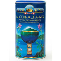 Produktbild von BIO KING Algen-Alfa-Mix Bio Superfood-Mischung mit Algenkalk Sango Pulver 250 g