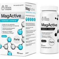 Produktbild von Bio Medical Pharma MagActive Magnesium Komplex mit Vitamin B6 vegan ohne Zusatzstoffe 300 Kapseln