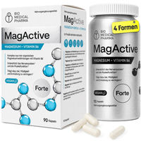 Produktbild von Bio Medical Pharma Magnesium Komplex 300 mg mit Vitamin B6, 90 vegane Kapseln