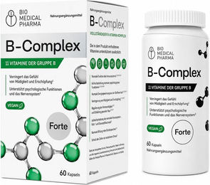 Bio Medical Pharma Vitamin B Komplex Kapseln für Senioren 60 Stück – Bild 1 von 2
