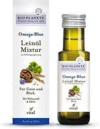 Bio Planète Omega Blue Bio Leinöl-Mixtur 600 ml (6 x 100 ml) – Bild 1 von 1