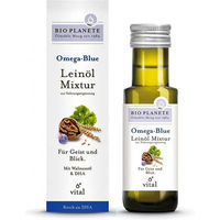 Produktbild von Bio Planète Omega Blue Bio Leinöl-Mixtur 600 ml (6 x 100 ml)