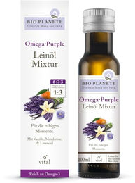 Bio Planète Omega Purple Leinöl-Mixtur Bio Lavendel 2 x 0,10 l – Bild 1 von 1
