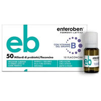 Produktbild von Bioartis ENTEROBEN Flüssig Vegan für Erwachsene und Kinder 50 ml (10 Fläschchen à 5 ml)