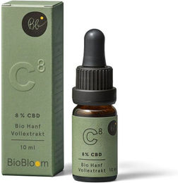 BioBloom Bio CBD Öl 8% ohne Zusatzstoffe – Bild 1 von 1