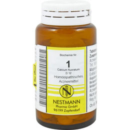 Biochemie 1 Calcium fluoratum D 12 Tabletten laktosehaltig 100 Stück – Bild 1 von 2