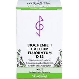 Biochemie 1 Calcium fluoratum D12 Tabletten 500 Stück – Bild 1 von 1
